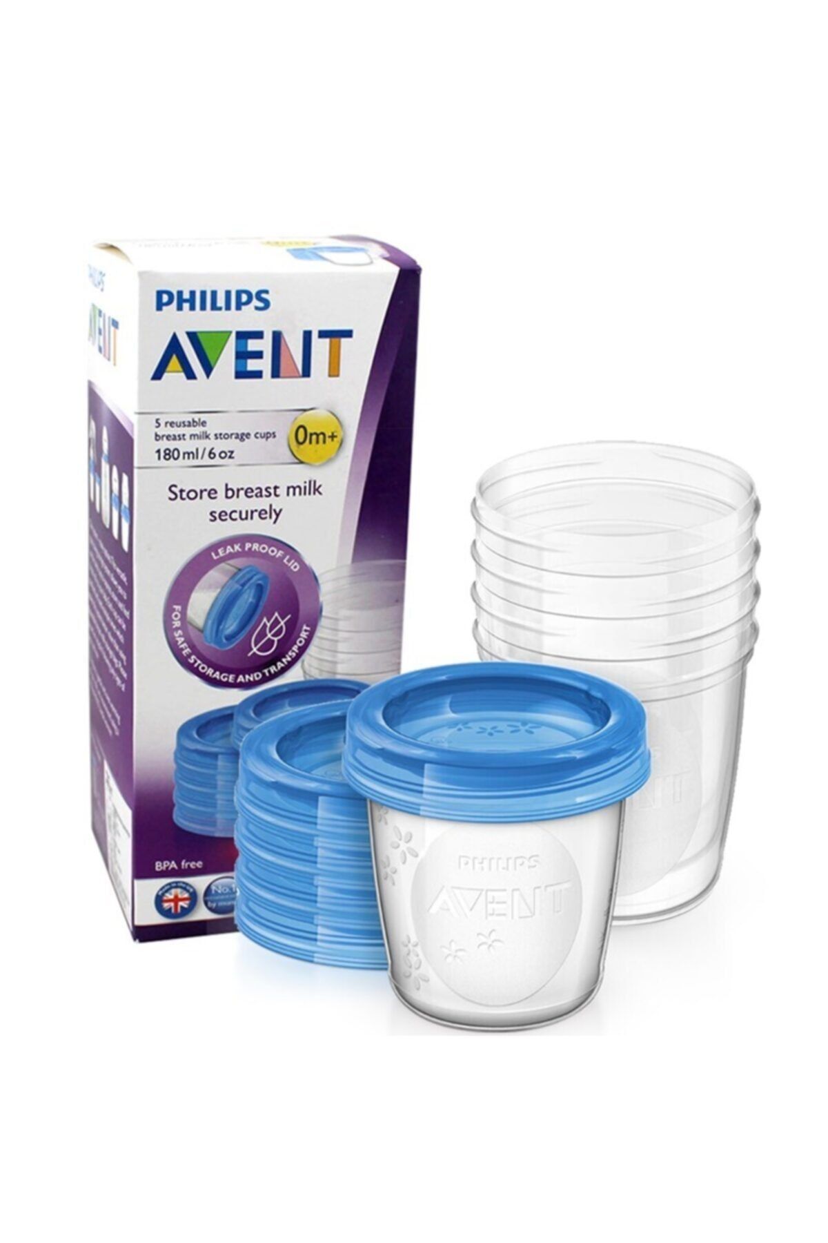 Philips Avent Scf619/05 5'li Süt Saklama Kapları