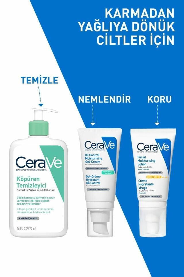 Cerave Yağlanma Karşıtı Nemlendirici Yüz Kremi 52 ml