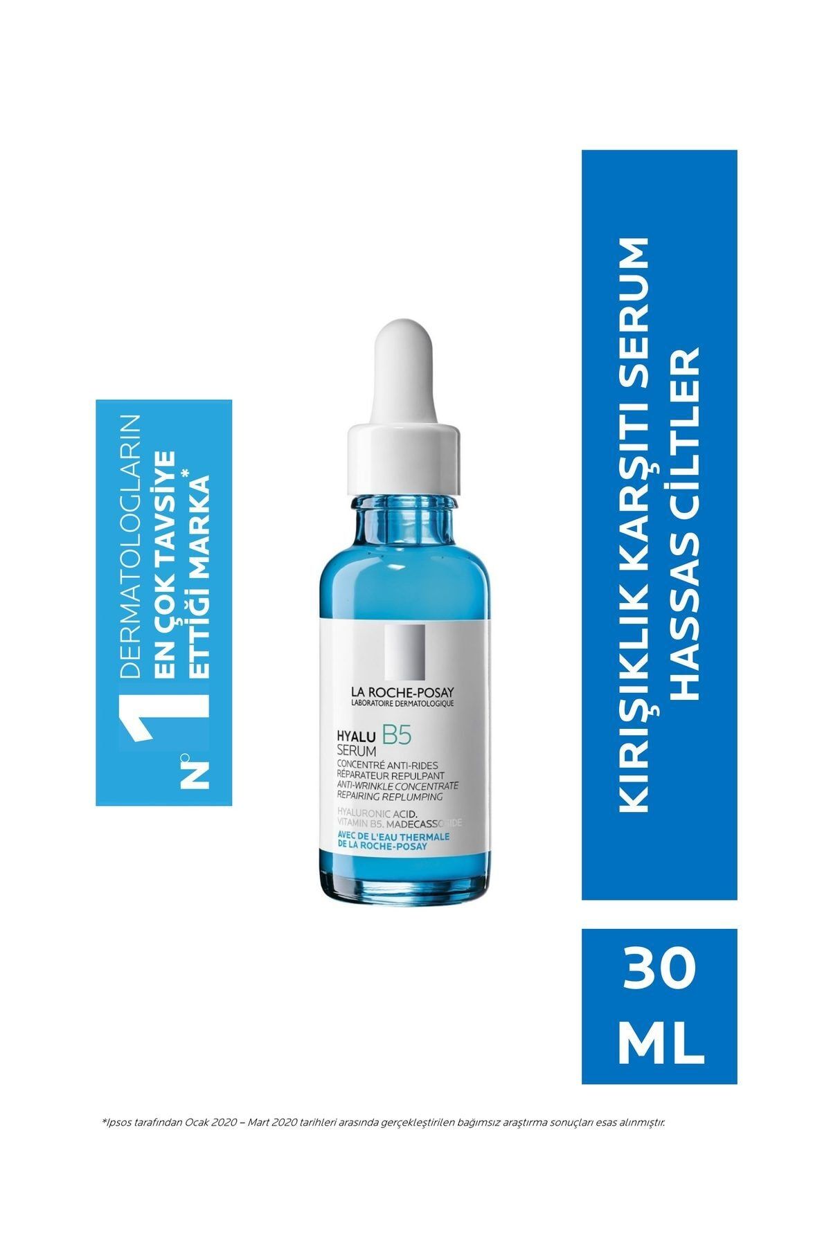 La Roche Posay Hyalu B5 Serum Hyalüronik Asit ve Vitamin B5 ile Nemlendirme ve Dolgunlastırma 30 ml