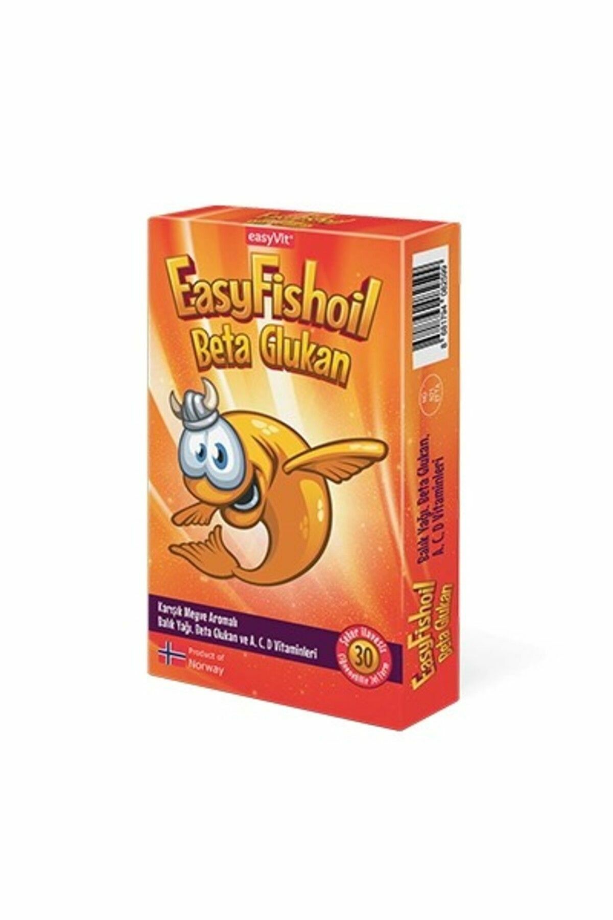 Easyfishoil Beta Glukan Çiğnenebilir 30 Jel Form