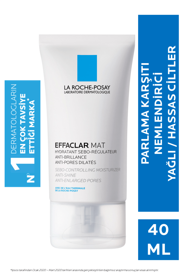 La Roche Posay Effaclar Mat - Yağlı Ciltler Için Bakım Kremi 40ml