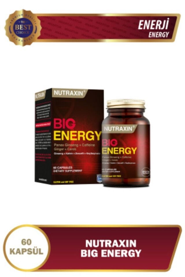 Nutraxin Big Energy - Vitamin Takviyesi 60 Tablet