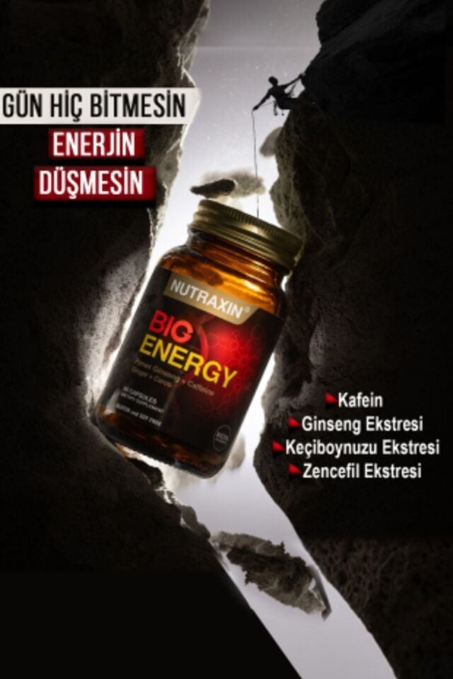 Nutraxin Big Energy - Vitamin Takviyesi 60 Tablet