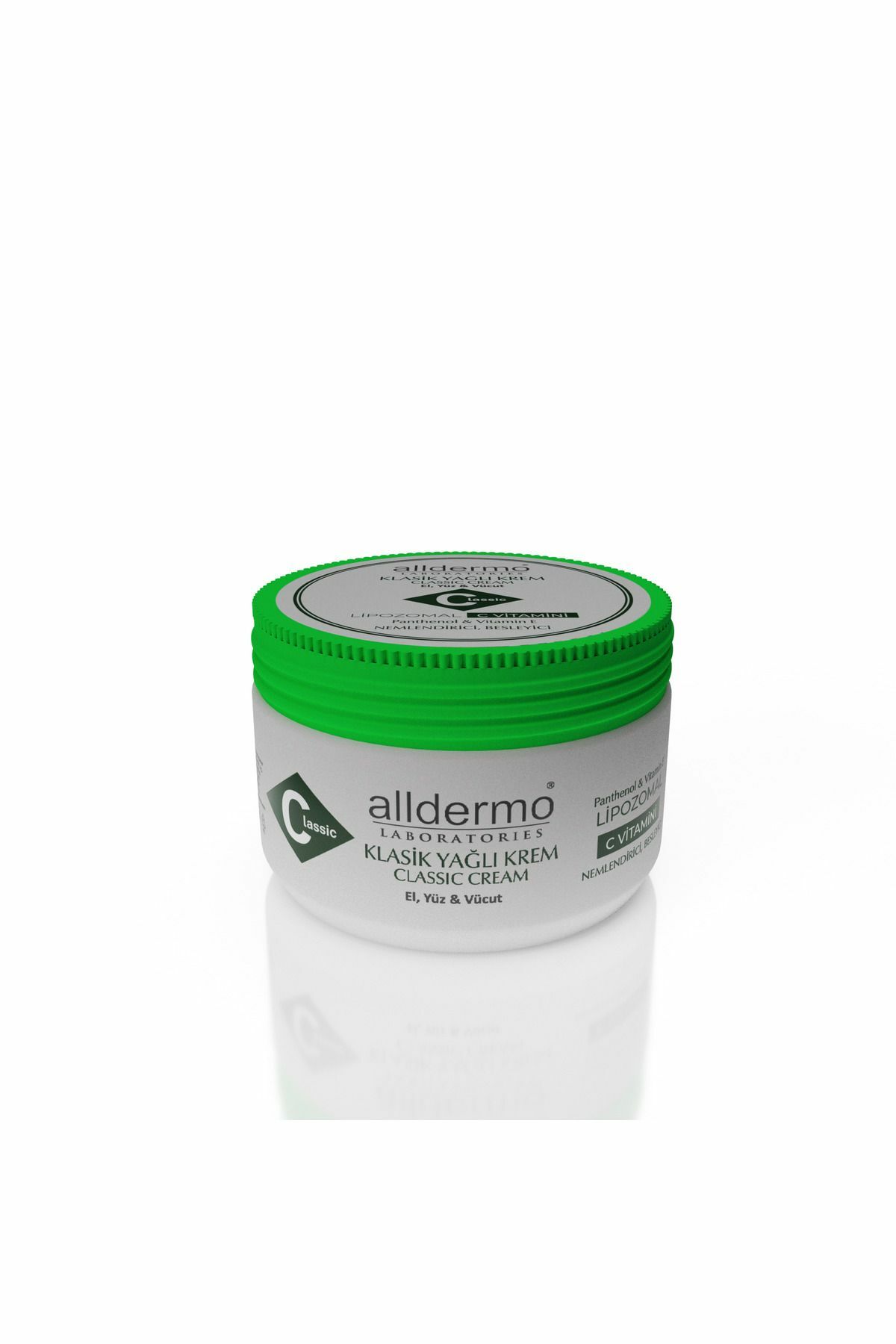 Alldermo Klasik Yağlı C Vitaminli Krem KAVANOZ 250 ml