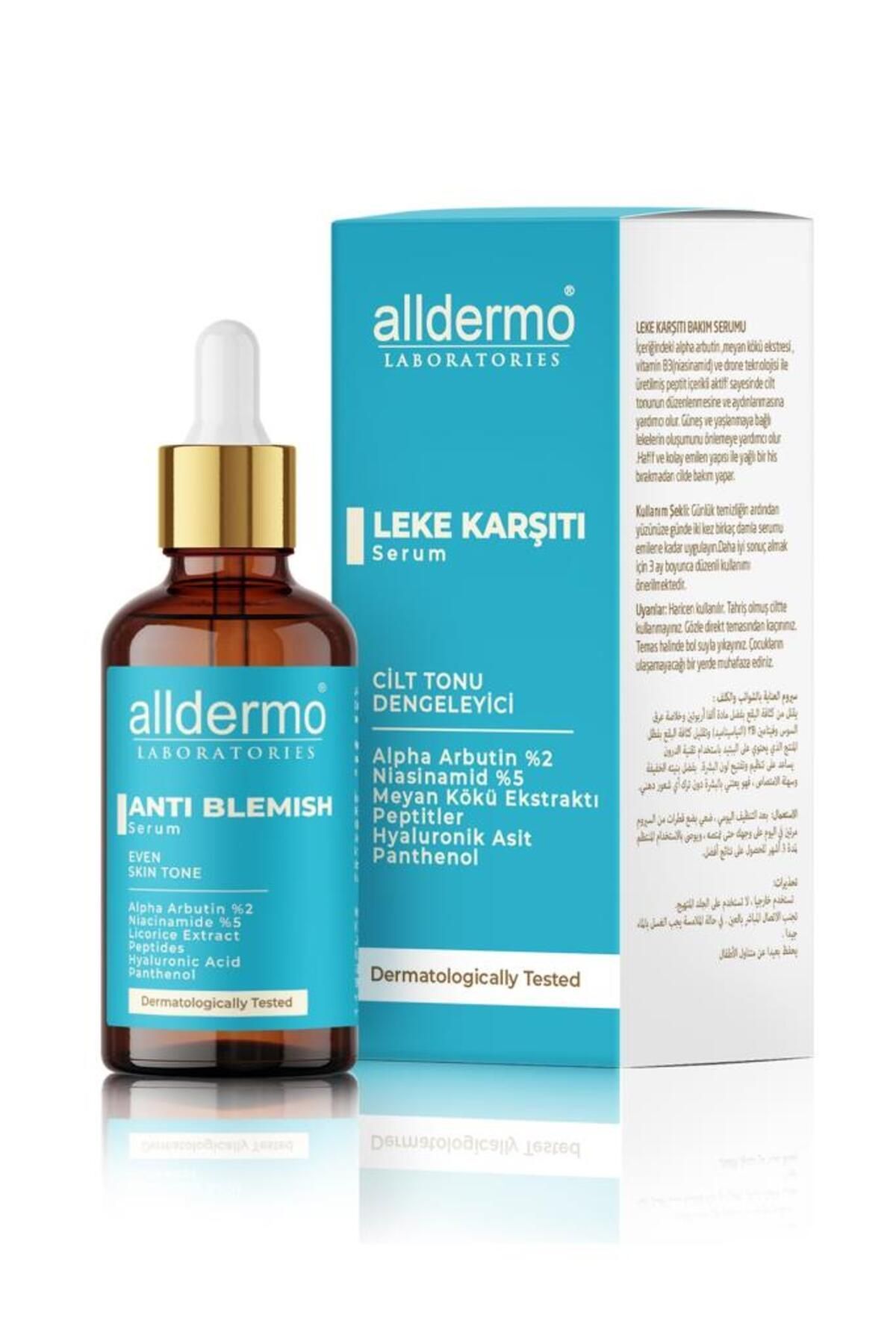 Alldermo Leke Karşıtı Cilt Tonu Dengeleyici Serum 30 ml