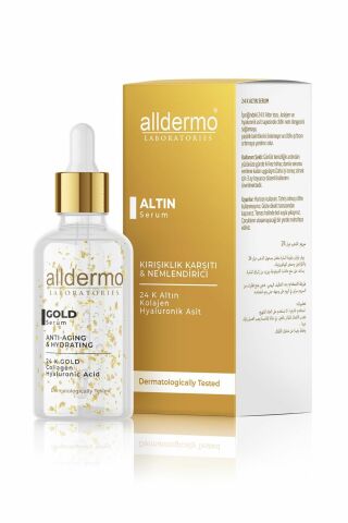 Alldermo Kırışıklık Karşıtı Altın Serum 30ml