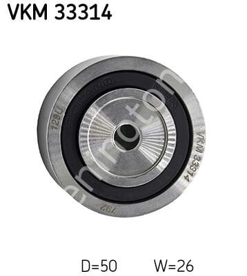 x ALTERNATÖR GERGİ RULMANI JUMPER 2.0-2.2 HDI-DUCATO 2.0 JTD 02- -BOXER 2.0 HDI 02-