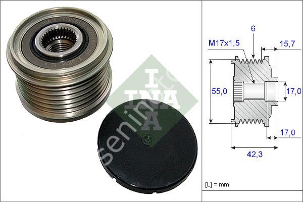 ALTERNATÖR KASNAĞI CAPTUR-KADJAR-KNG III-LGN-LATITUDE-MGN II-III-SYMBOLIII-DUSTER-LODGY-LOGAN 1.5DCİ