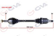 KOMPLE AKS SOL RENAULT FLUENCE 09- MEGANE IV 1.5 DCİ 6 VİTES AUTO. 632mm