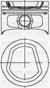 MOTOR PİSTON SEGMAN STD CORDOBA-IBIZA II-III-FELICIA I-II-OCTAVIA-GOLF III-POLO 1.6 92-04 81mm