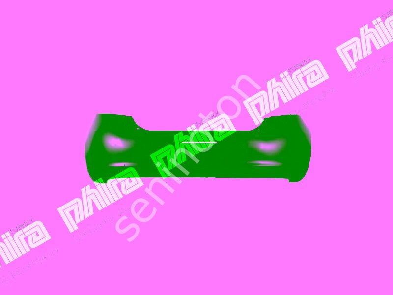 TAMPON ARKA ASTARLI TOYOTA YARIS 2006-2008