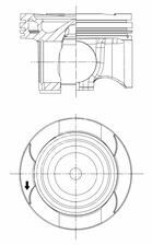 PISTON SEGMAN STD 82.01mm MERCEDES OM654 W177 W247 W205 C118 C257 W213 W223 W447 B907 B910