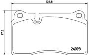 ÖN BALATA TOUAREG 3.0 V6 TDI-3.2 V6-3.6 V6 FSI 05 AUDI TT 09 RANGEROVER III SPORT 05 0986TB2931