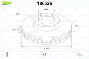 ÖN FREN AYNASI VOLVO 850 91-96 C70 97-05 S70 97-00 V70 97-00 XC70 97-02 940 90-96 280mm