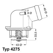 TERMOSTAT 87 C MERCEDES M111 W202 C208 W124 W210 W163 KLIMALI