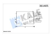 KLİMA RADYATÖRÜ VOLKSWAGEN CRAFTER 50 SY SZ 2.0TDI 18 GRAND CALIFORNIA - MAN TGE 2.0TDI 18 BRAZING AL-AL 726X488X12