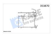 KLIMA RADYATORU KONDENSER FORD B MAX FIESTA VI 12 1.0 ECOBOOST