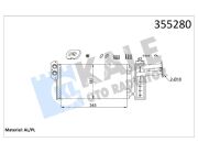 KALORIFER RADYATORU MERCEDES SPRINTER B901 B905 . VW LT 28-35-46