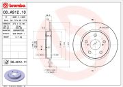 FREN DISKI ARKA DUZ 270-5 - TOYOTA COROLLA-AURIS 1.4 D4D 07 / COROLLA 13 1.4 D4D/AURIS