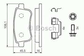 ARKA FREN BALATASI FLUENCE 09 MEGANE III 09 MEGANE IV 15 SCENIC III 09 CLIO V 19 CAPTUR II 20 1.0 TCE 1.2 TCE 1.3 TCE 1.5 DCI 1.6 SCE 440603734R