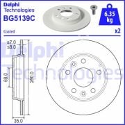 FREN DİSKİ ÇİFTLİ PAKET - BOYALI. DELİKLİ ARKA RENAULT ZOE 06/2012