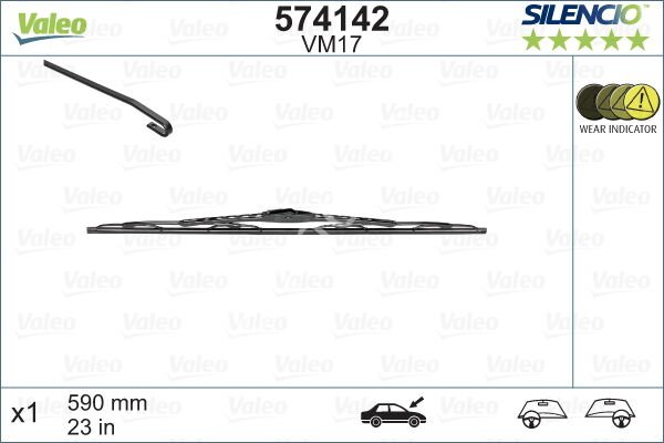 SILECEK SUPURGESI ON 600mm W124 W201 W202 S202 C209 A209