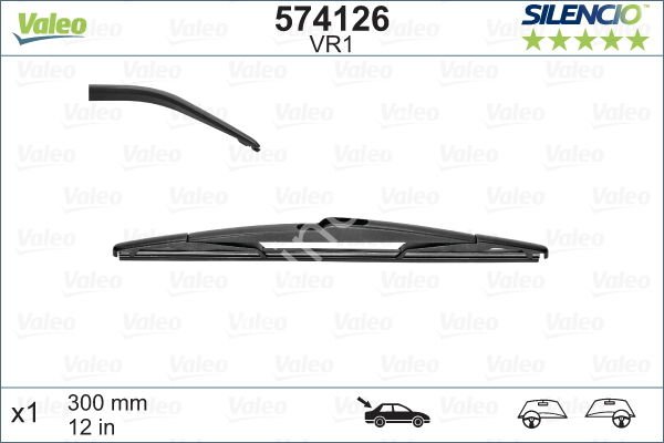 SİLECEK SILENCIO 30cm x1 VM1 TWNG YARIS ARKA