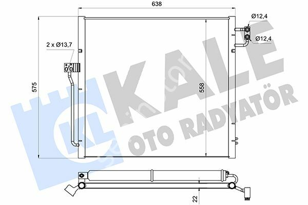 KLIMA RADYATORU MERCEDES W166 X166 C292