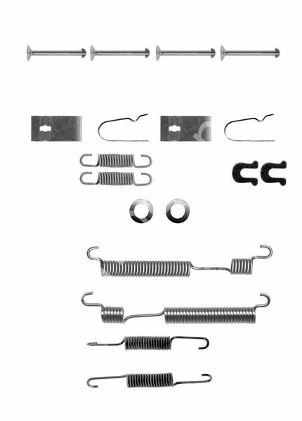 FREN PABUÇ MONTAJ TAKIMI ARKA HONDA BALLADE. CİVİC. CİVİC CRX. CRX / ROVER 213. 216 09/83 04/98