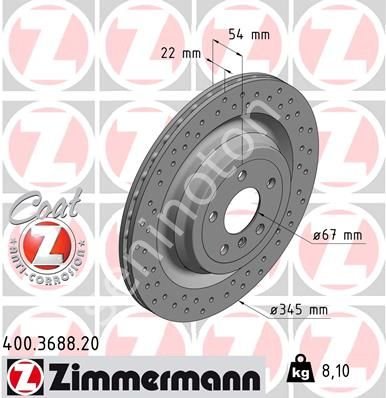 FREN DISKI ARKA 4-matic MERCEDES W166 X166