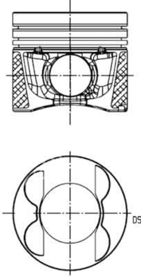 PISTON SEGMAN 0.25 83.25mm MERCEDES OM651 W204 C218 W212 W166 W221 W639 B906