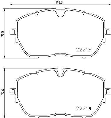 ÖN FREN BALATASI 330 mm ASTRA L 21 GRANDLAND 17 C5 AIRCROSS 18 308 14 3008 19 508 18 DS4 21 DS7 19 DS9 20