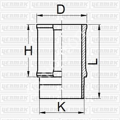 MOTOR GÖMLEĞİ R9-R12 1400 76.00 ÇAP STD