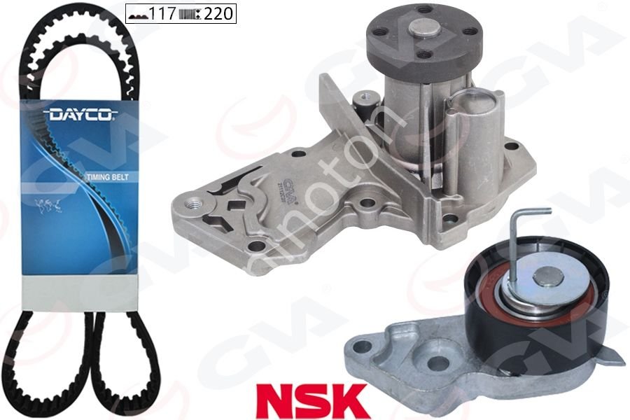 TRİGER SETİ DEVİRDAİMLİ FIESTA IV - V 98 05 FUSION 02 08 1.6 16V FOCUS II 04 08 1.6 16V MAZDA 121 III 1.25 96 04 VOLVO S40 II 1.6 05 12 V50 05 12 MAZDA II 1.25 / 1.4 / 1.6 04 12 KTB286-7S7G8591A2C