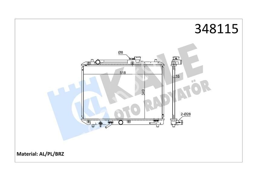 RADYATÖR AL/PL/BRZ BALENO AT