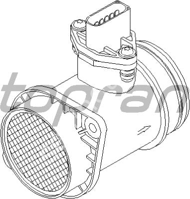 755 HAVA KÜTLE ÖLÇER DEBİMETRE CADDY 99-02 -PASSAT 96-05 -POLO CLASSIC 96-01 1.9 TDI