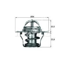 TERMOSTAT NISSAN MICRA II K11 80C