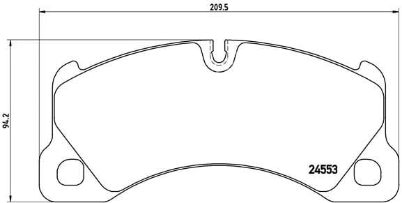 ÖN BALATA VW TOUAREG 6.0 W12- 5.0 R50 TDI 04 10 14 CAYENNE 02 10 14 PANAMERA 09