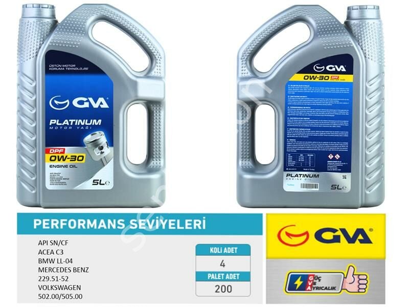 MOTOR YAĞI 0W30 5 LT DPF TAM SENTETİK API SN/ CF PARTİKÜLLÜ