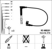 ATESLEME KABLOSU SETI MERCEDES M104 W124 S124 C124 W202 W210 W463 W140 3 LU