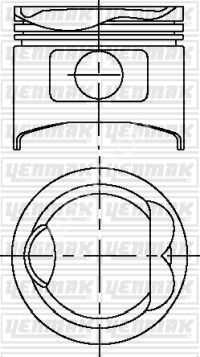 MOTOR PİSTON SEGMAN STD KIA 71MM