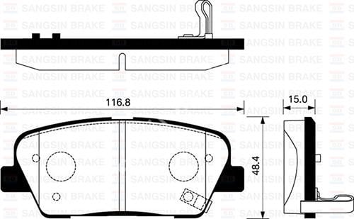 ARKA BALATA DİSK HYUNDAI SANTAFE-GENESIS 06 /KIA SORENTO 09