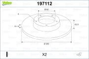 FREN DİSKİ ARKA X2 TOYOTA RAV4 II 1.8. 2.0. 2.0D 4D 00-05