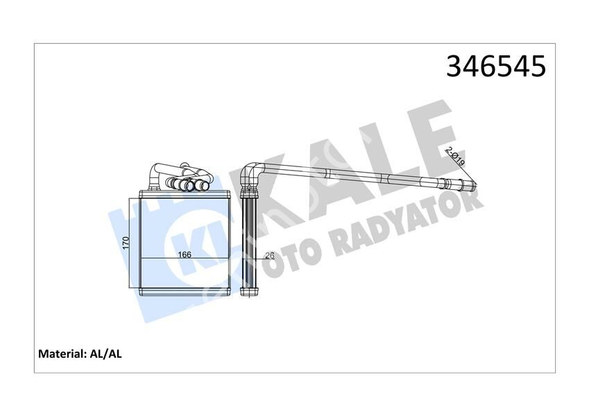 KALORIFER RADYATORU FIESTA CB1 08 12 VI 08 BRAZING