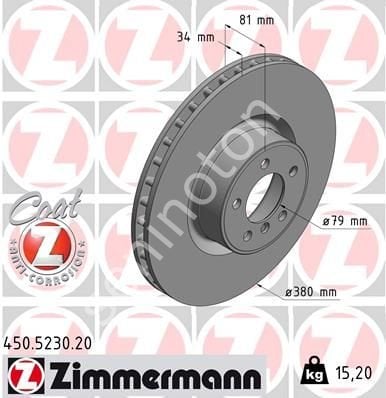 FREN DISKI ON RANGE ROVER 3 L322 5.0 09 12