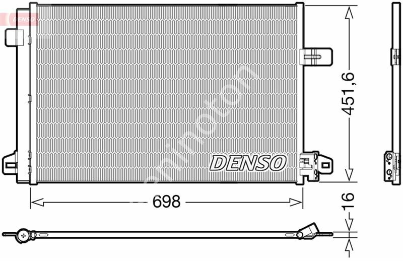 CONDENSER. AİR CONDİTİONİNG VW MULTIVAN VI SG 15-