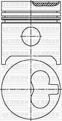 MOTOR PİSTON SEGMAN STD 505-J 9-GRANADA-SCORPION-KORANDO