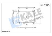 KONDENSER TOYOTA YARIS 1.0 1.33 2020- AL/AL