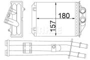 Innenraum-W rmetauscher FIAT 500 / FORD KA