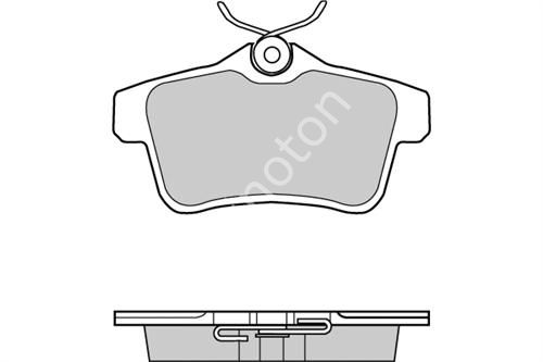 ARKA FREN BALATASI PEUGEOT P3008 09 16 P5008 09 17 P508 10 18 P308 GTI-RZC 10 14 CITROEN C4 09 16 DS4-DS5 11 15